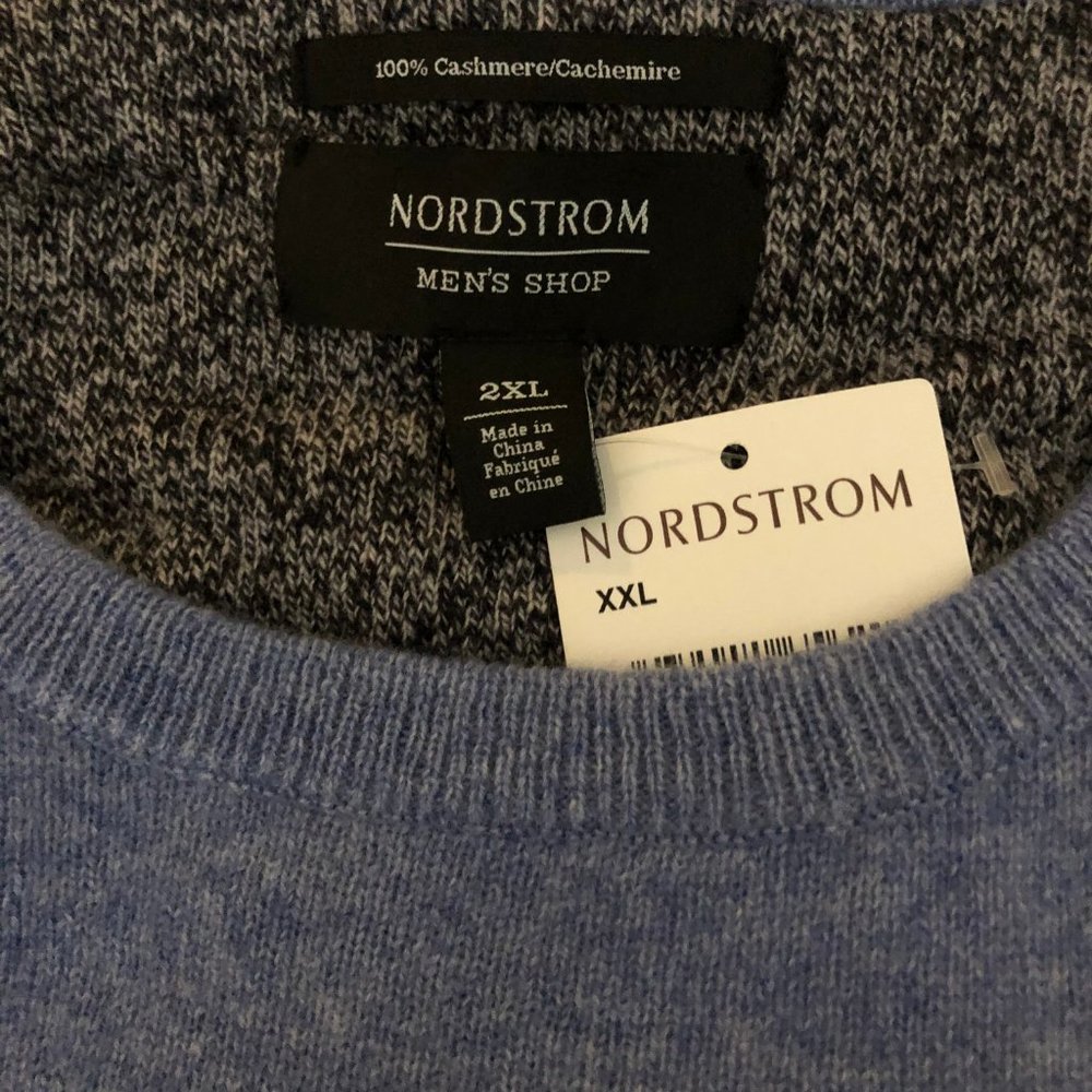 NORDSTROM MEN'S SHOP Cashmere Crewneck Sweater - Picture 7 of 8